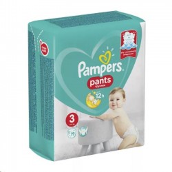 Подгузники-трусики, Pampers (Памперс) 6-11 кг р. 3 №19 пэнтс миди для мальчиков и девочек