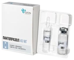 Пантопразол лиоф. д/р-ра для в/в введ. 40 мг 1 шт.