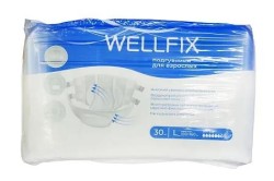 Подгузники для взрослых WellFix лардж экстра супер р. L (100-160 см) 30 шт.