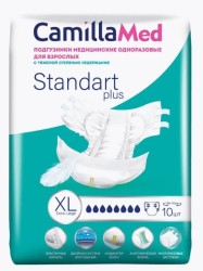 Подгузники для взрослых CamillaMed стандарт плюс р. XL 10 шт.