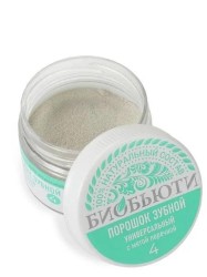 Зубной порошок, BioBeauty (Биобьюти) 50 г 4 Универсальный с мятой перечной банка